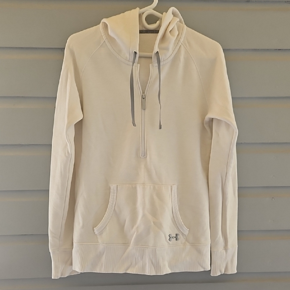 Under Armour Off-White Half-Zip Pullover